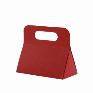 BKH-001 kraft paper triangular folding tote box