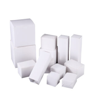 BKH-003 White cardboard paper folding box