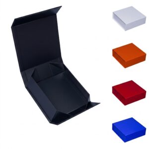ZDH-001 Blank folding Gift Box with Lids Magnetic Closure Rectangle